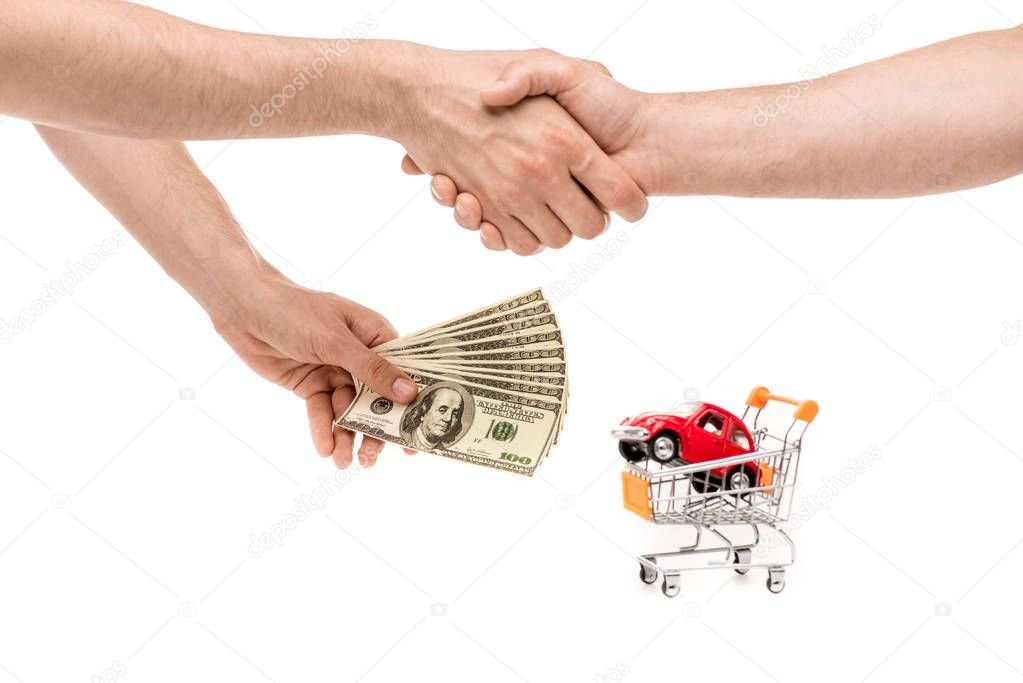 Customer saving money on a rental car booking