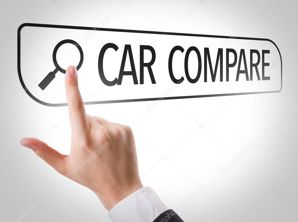 Car rental offers compared on a laptop screen